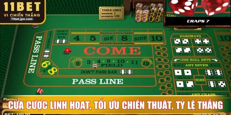 Cửa cược linh hoạt, tối ưu chiến thuật, tăng tỷ lệ thắng