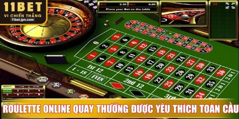 Roulette online quay thưởng được yêu thích toàn cầu