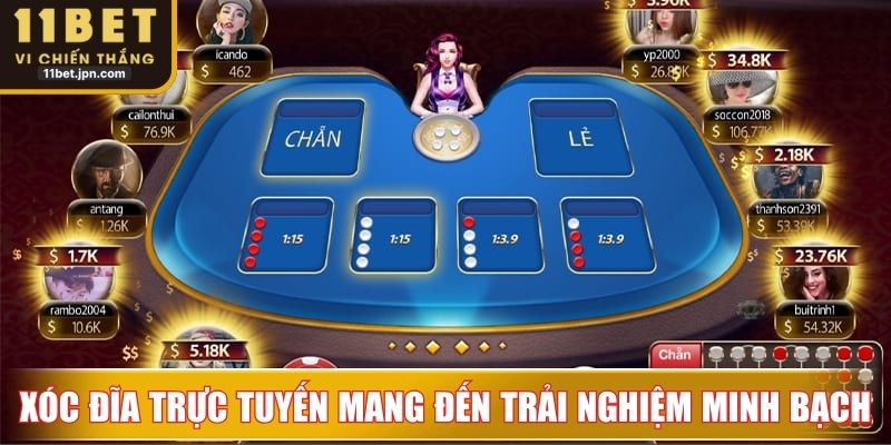 Xóc đĩa trực tuyến mang đến trải nghiệm minh bạch, nhanh
